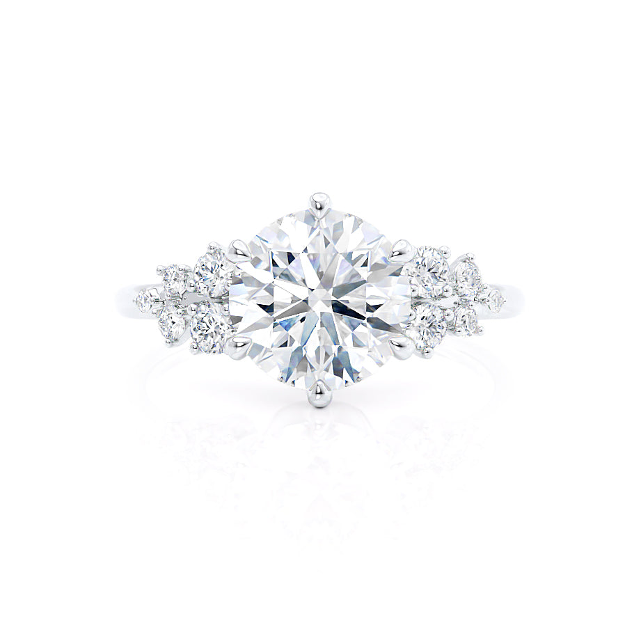 round-shaped-moissanite-cluster-style-engagement-ring