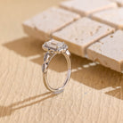 White Gold Moissanite Ring