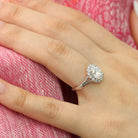 Vintage Oval Diamond Ring