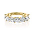 Asscher Cut Diamond Band