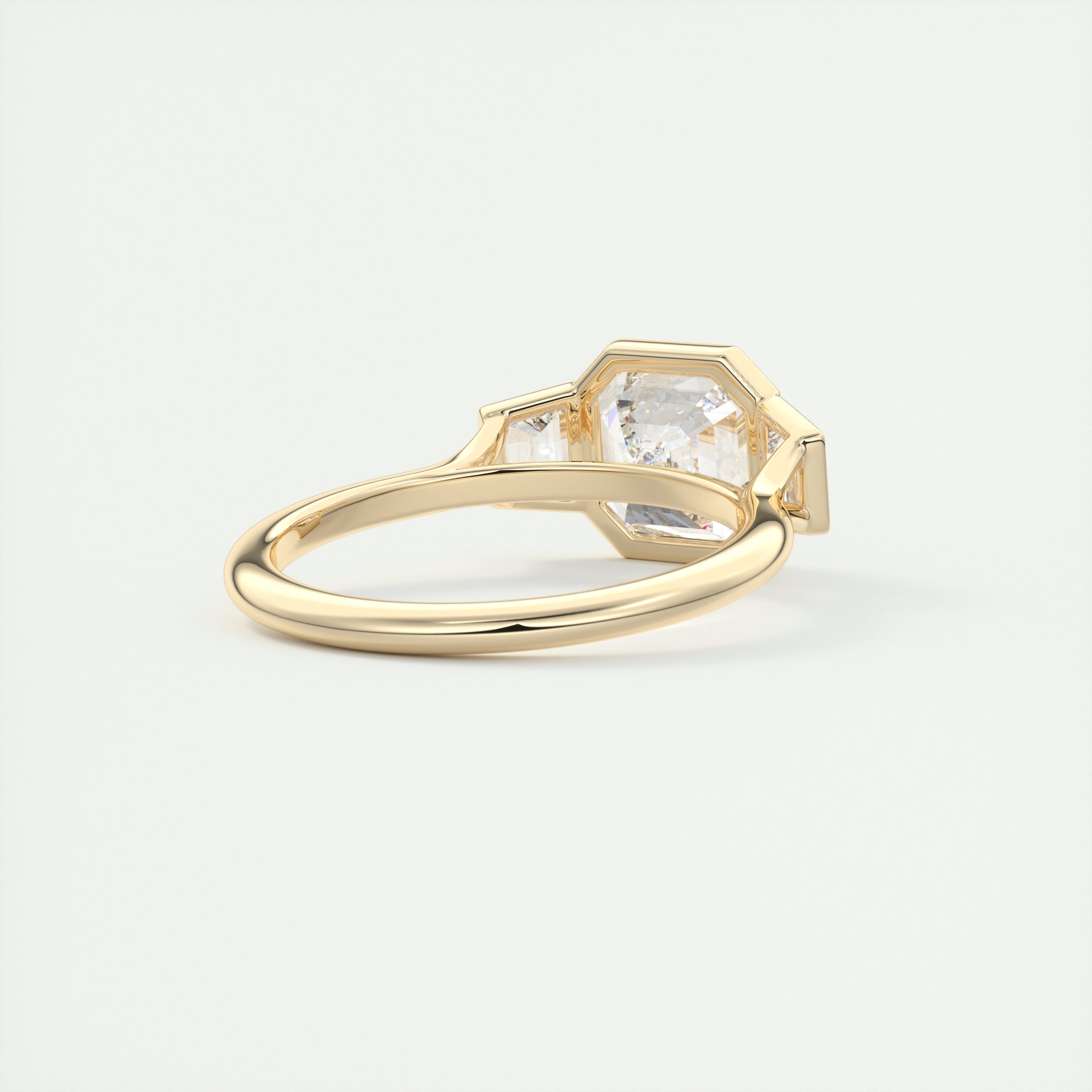 Moissanite Diamond Engagement Ring