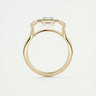 Vintage Inspired Asscher Ring