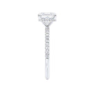 Step Cut Moissanite Ring