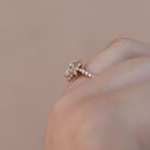 Halo Cluster Engagement Ring