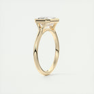 Bezel Set Engagement Ring