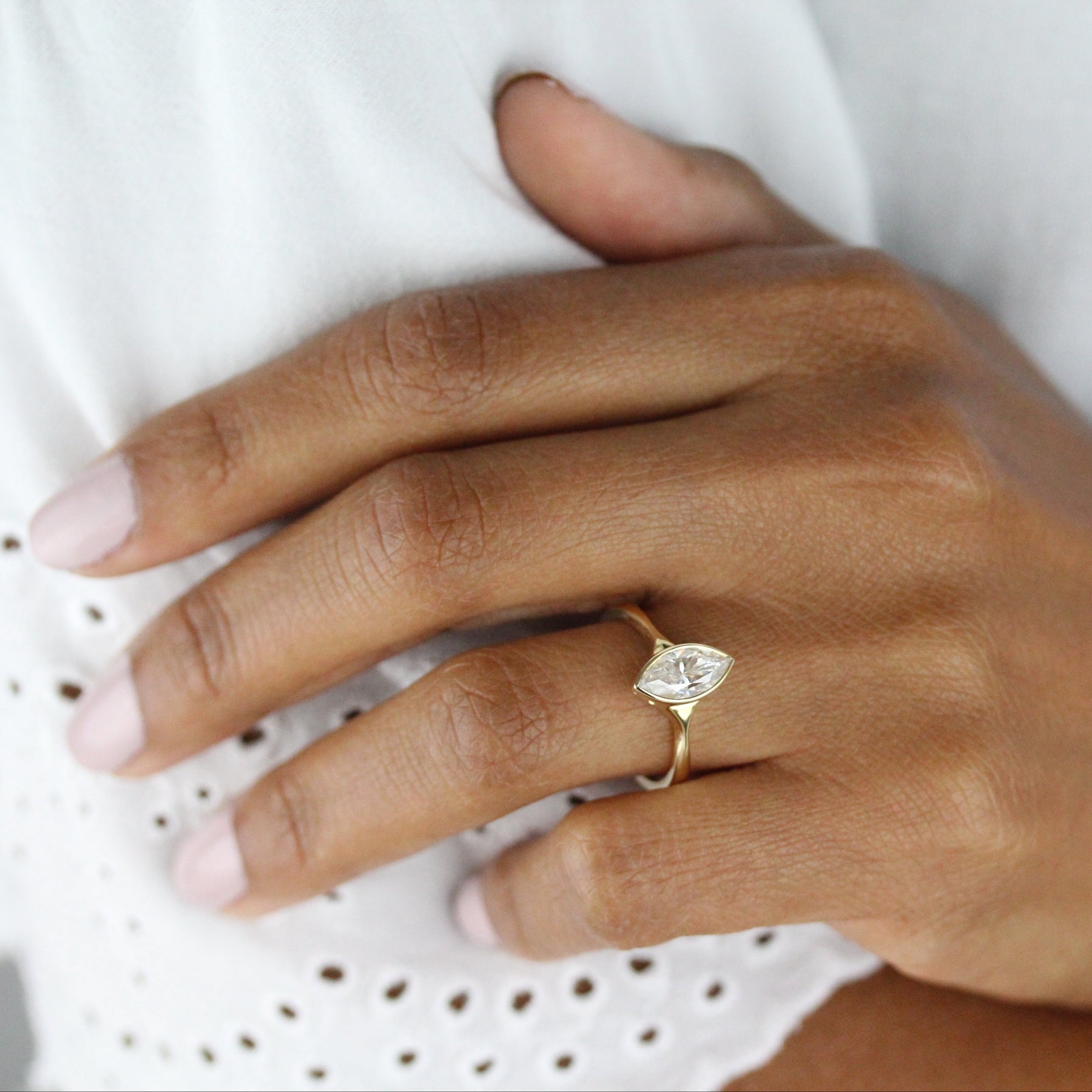 Marquise Solitaire Ring