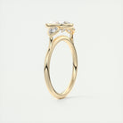 2CT Moissanite Ring