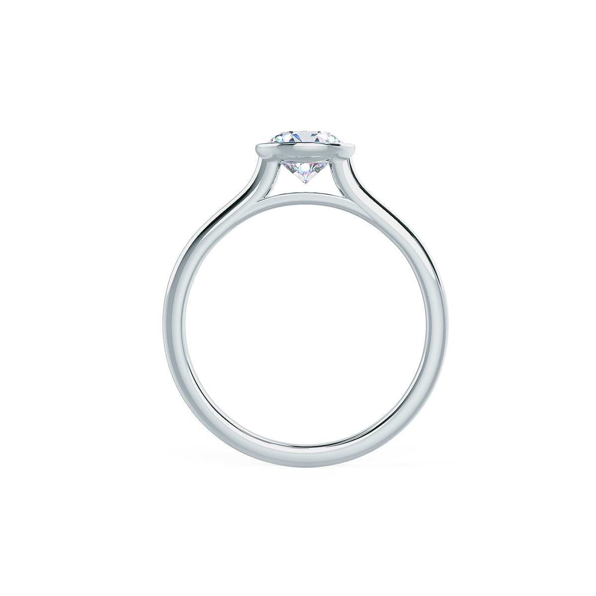 Moissanite Diamond Engagement Ring