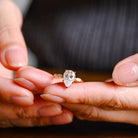 best pear cut three stone moissanite engagement rings 2026