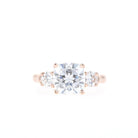 Vintage Style Cushion Moissanite Ring