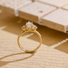 White Gold Marquise Moissanite Ring