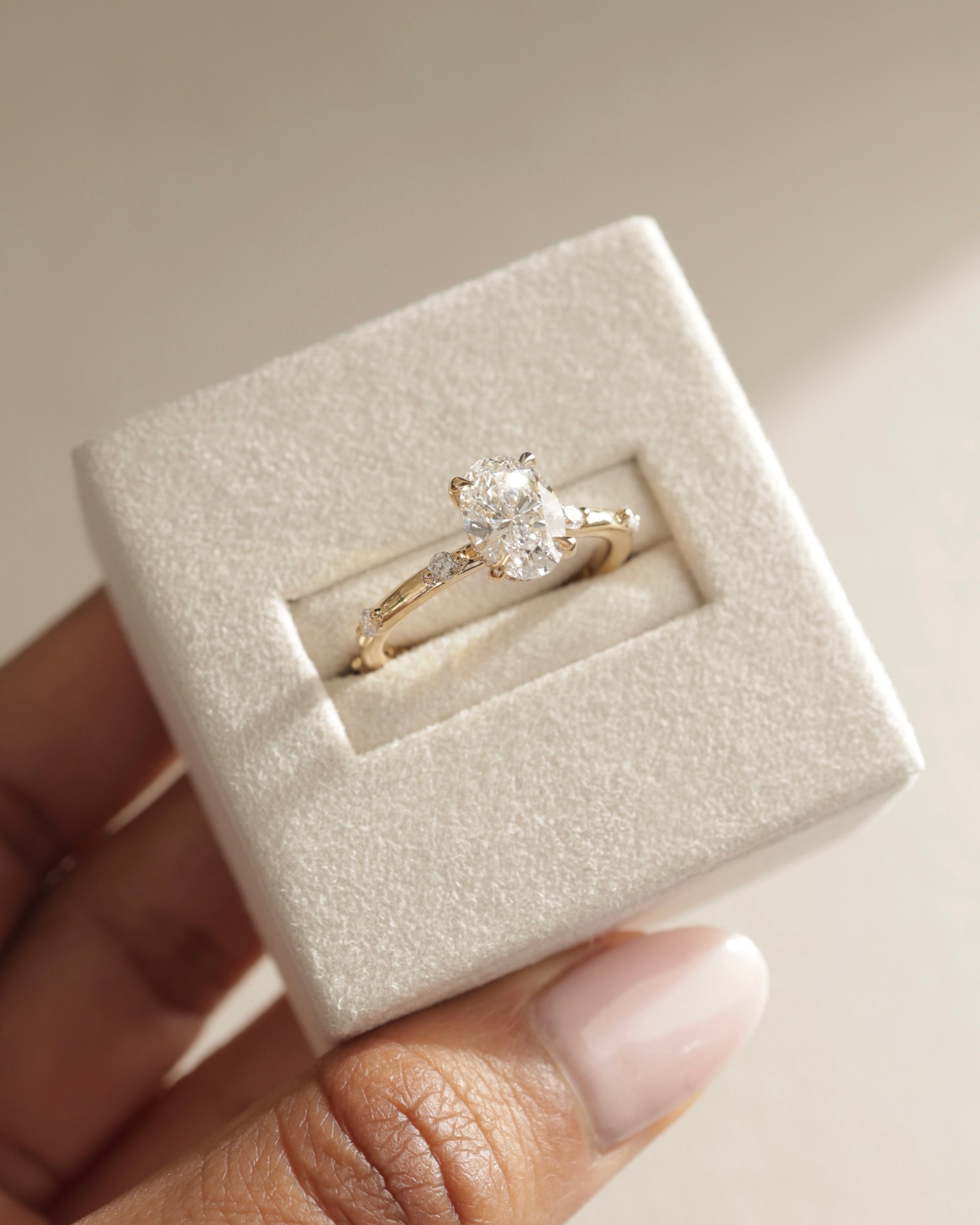 Luxury Moissanite Engagement Ring