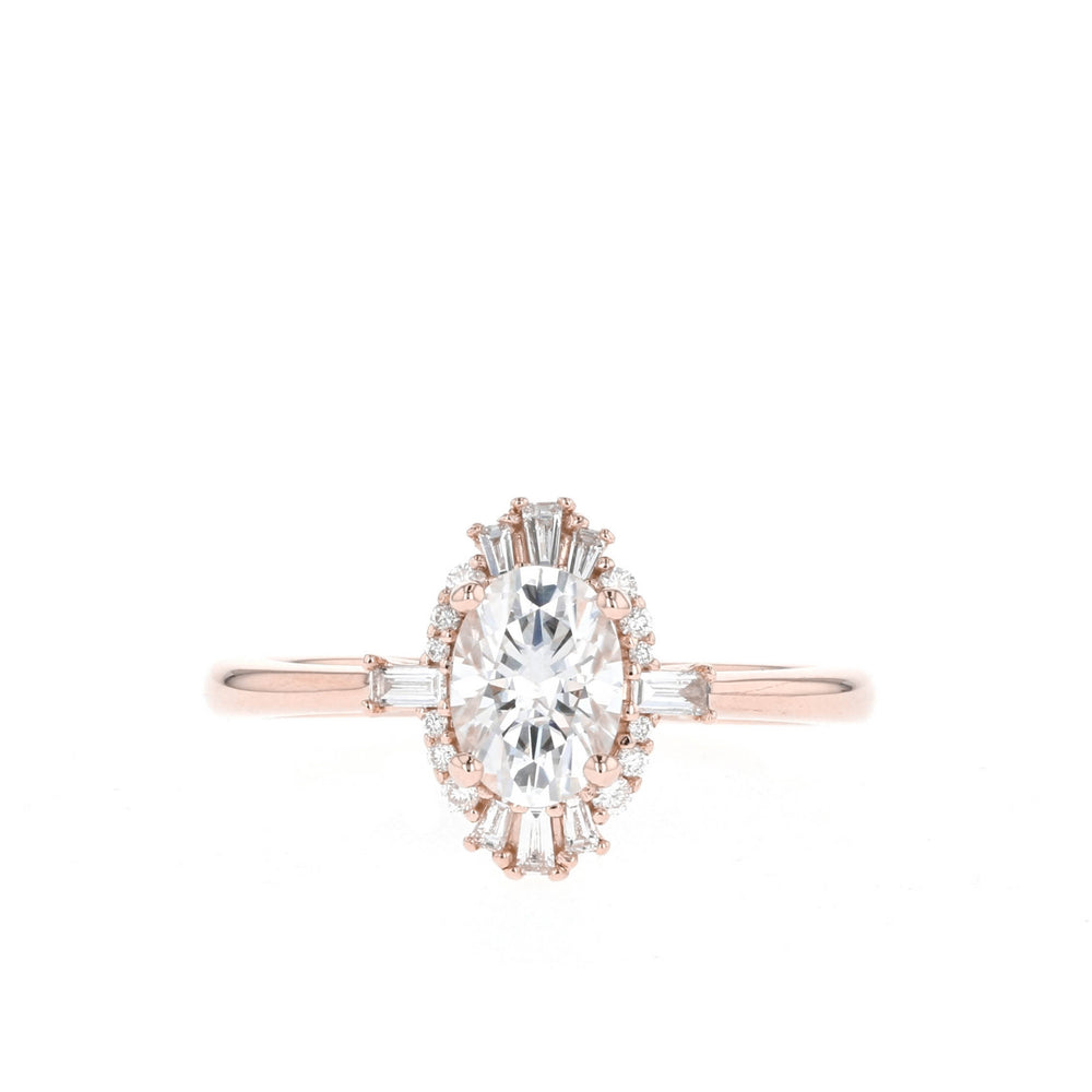 Sparkling Moissanite Ring