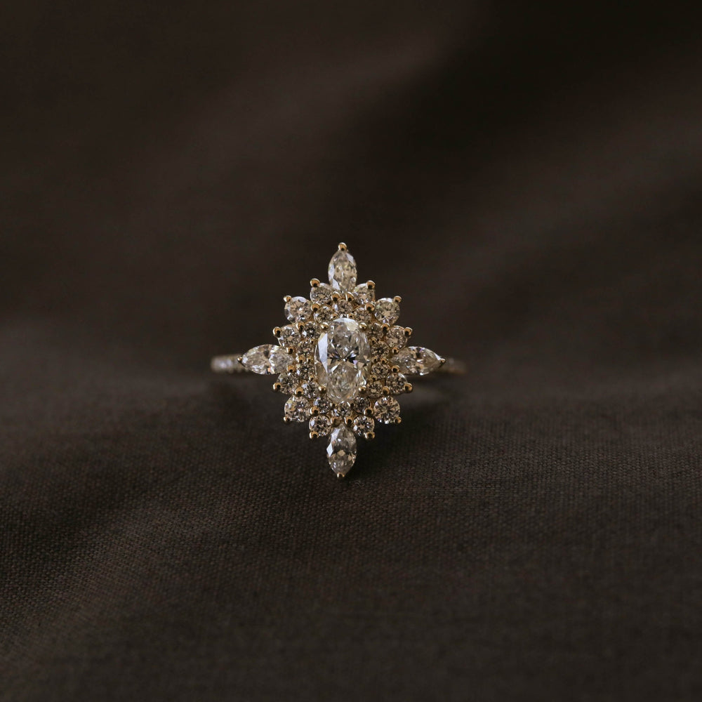 Classic Halo Cluster Ring