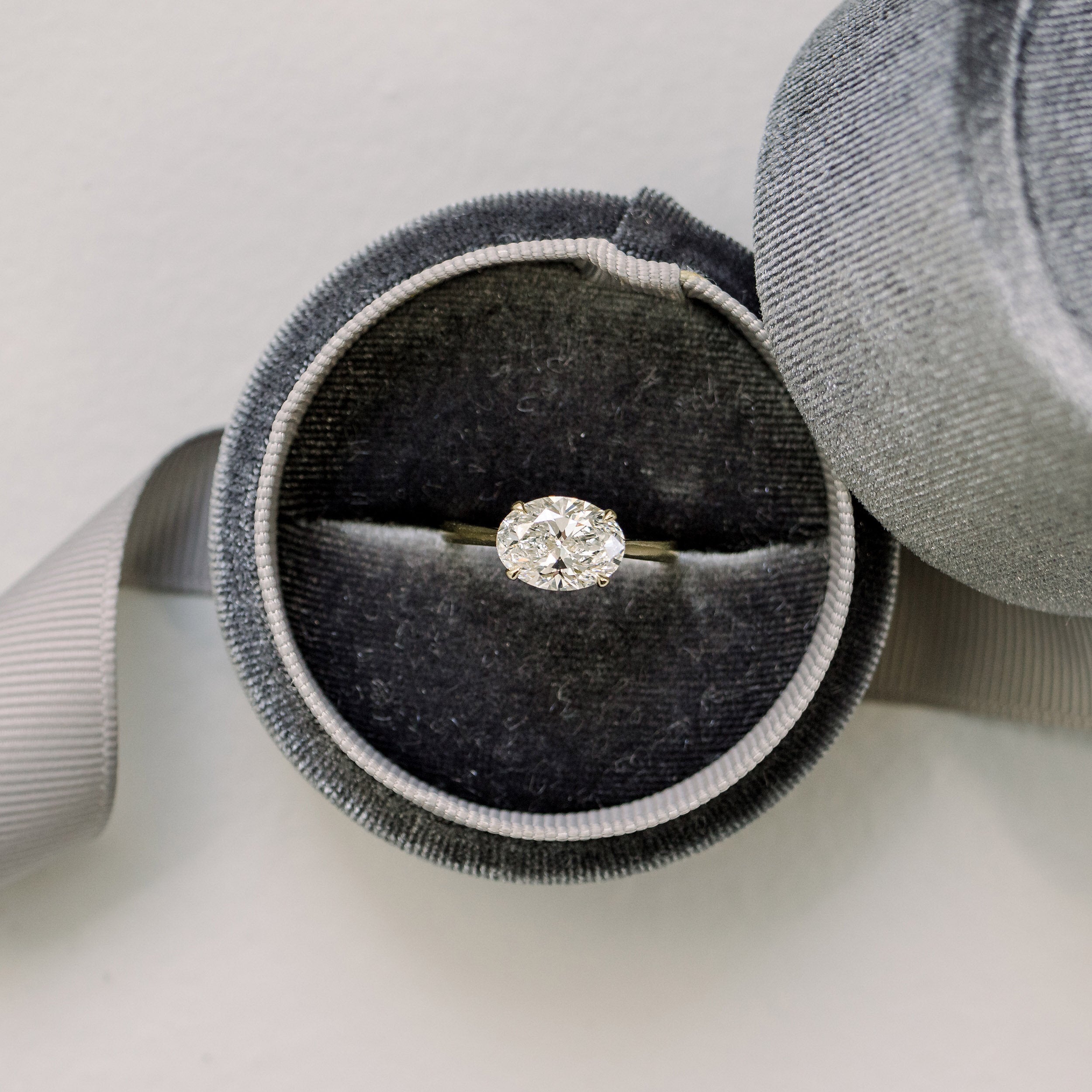 East West Solitaire Ring