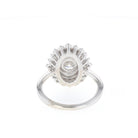 Floral Cluster Moissanite Ring