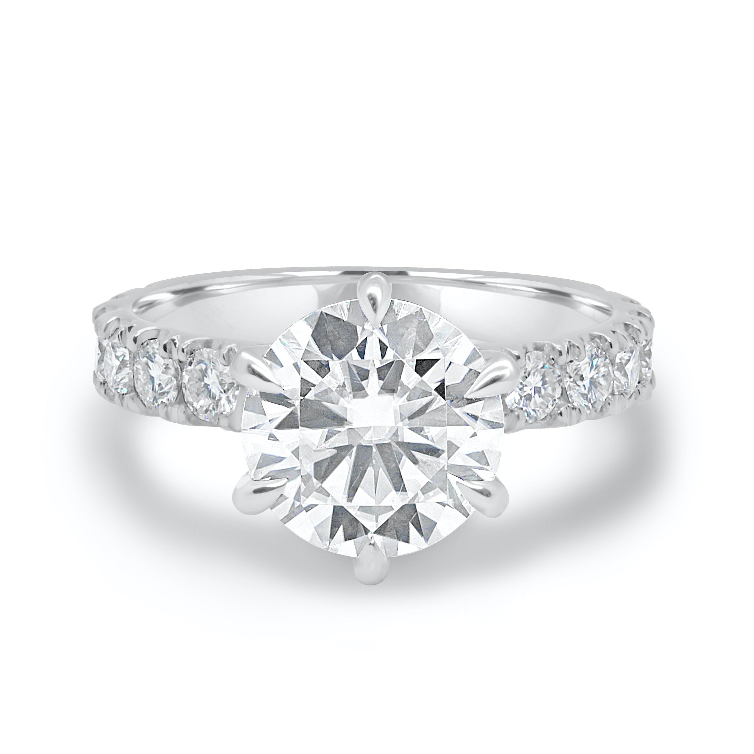 Moissanite Engagement Ring for Her