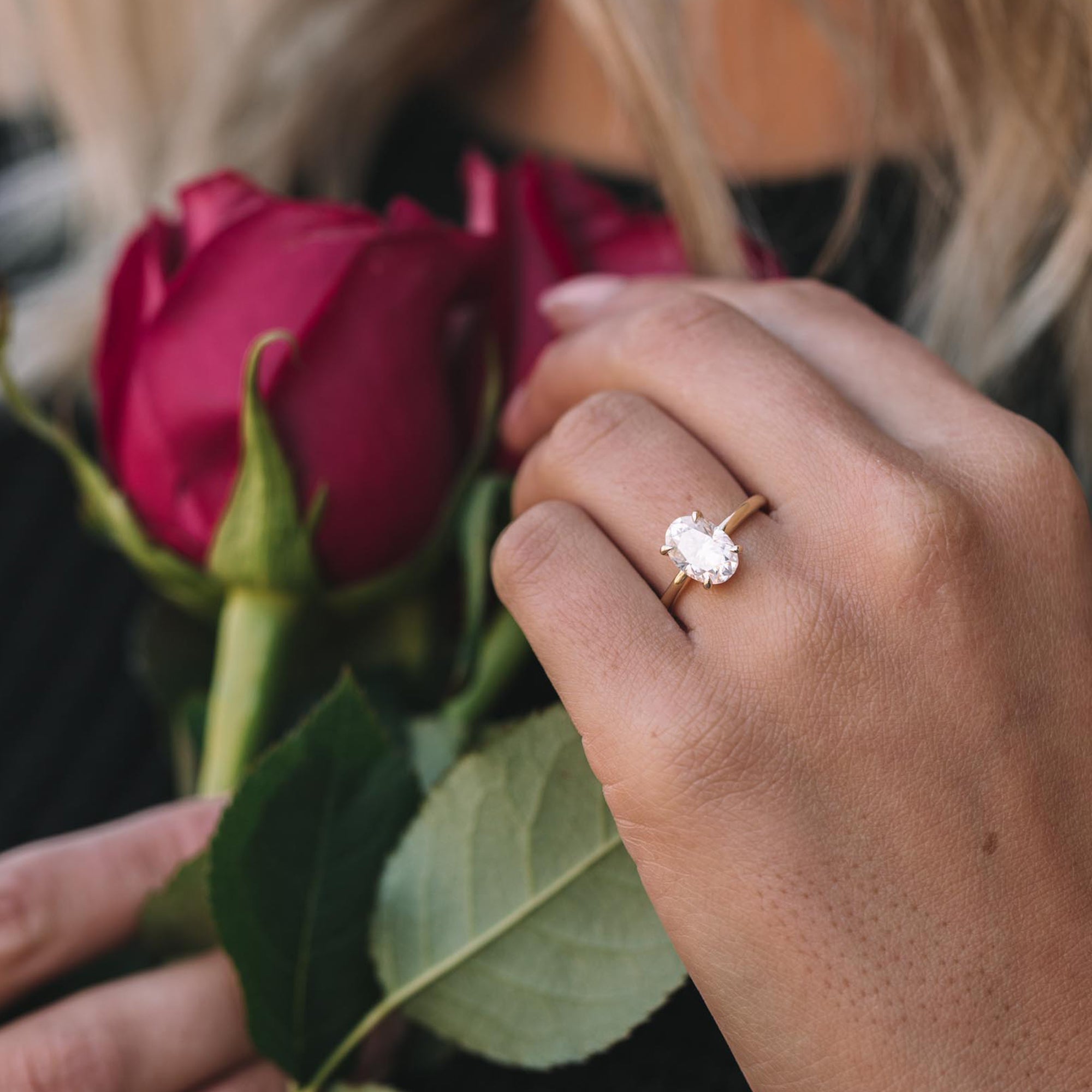 Moissanite Ring for Women