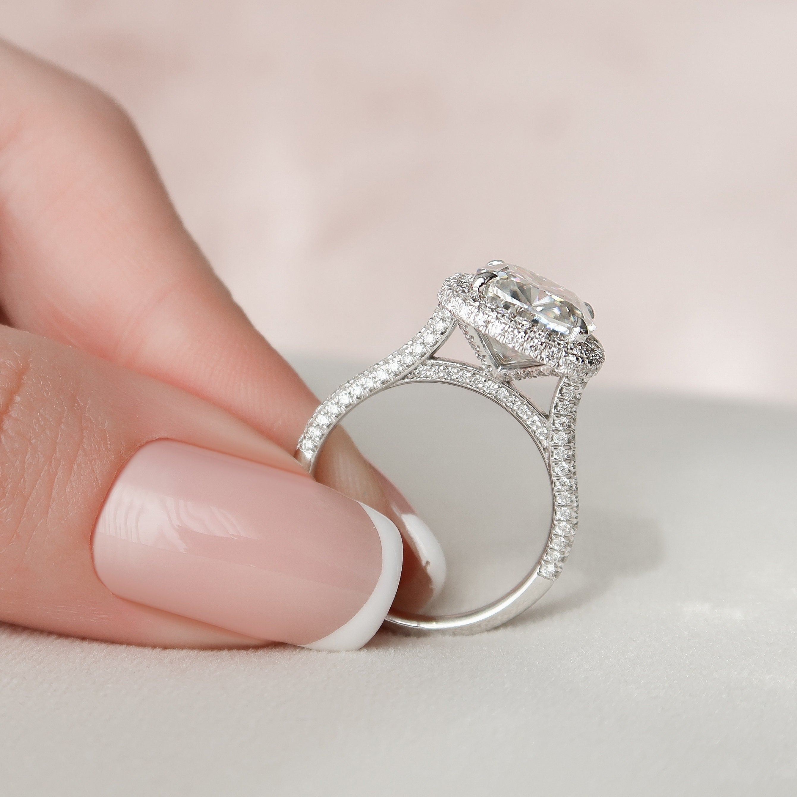 Cushion Bridal Ring