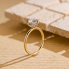 Lab Created Moissanite Ring