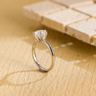 Solitaire Moissanite Engagement Ring