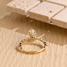 fine jewelry pear moissanite engagement ring