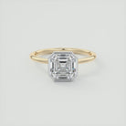 Step Cut Moissanite Ring