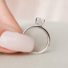 Diamond Accent Moissanite Ring