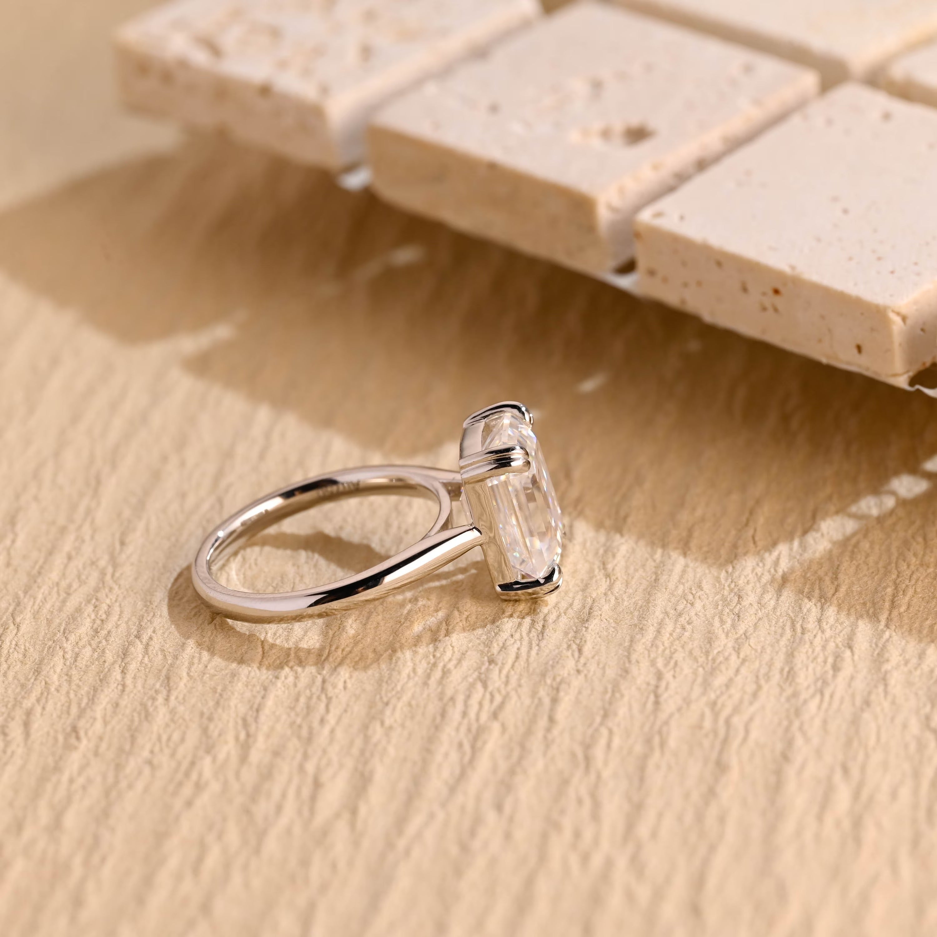 Moissanite Diamond Ring