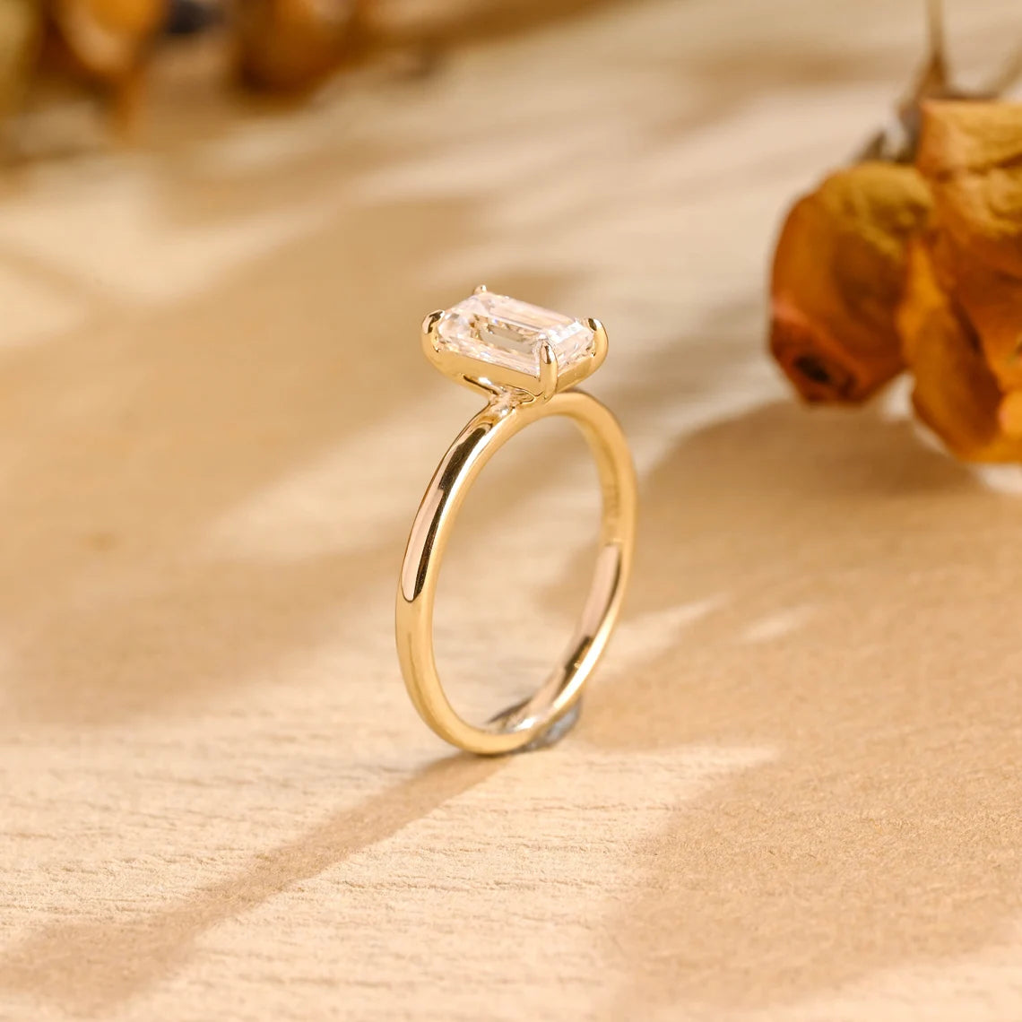 Emerald Shape Ring