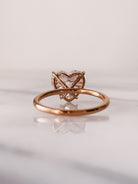 Heart Cut Bridal Ring