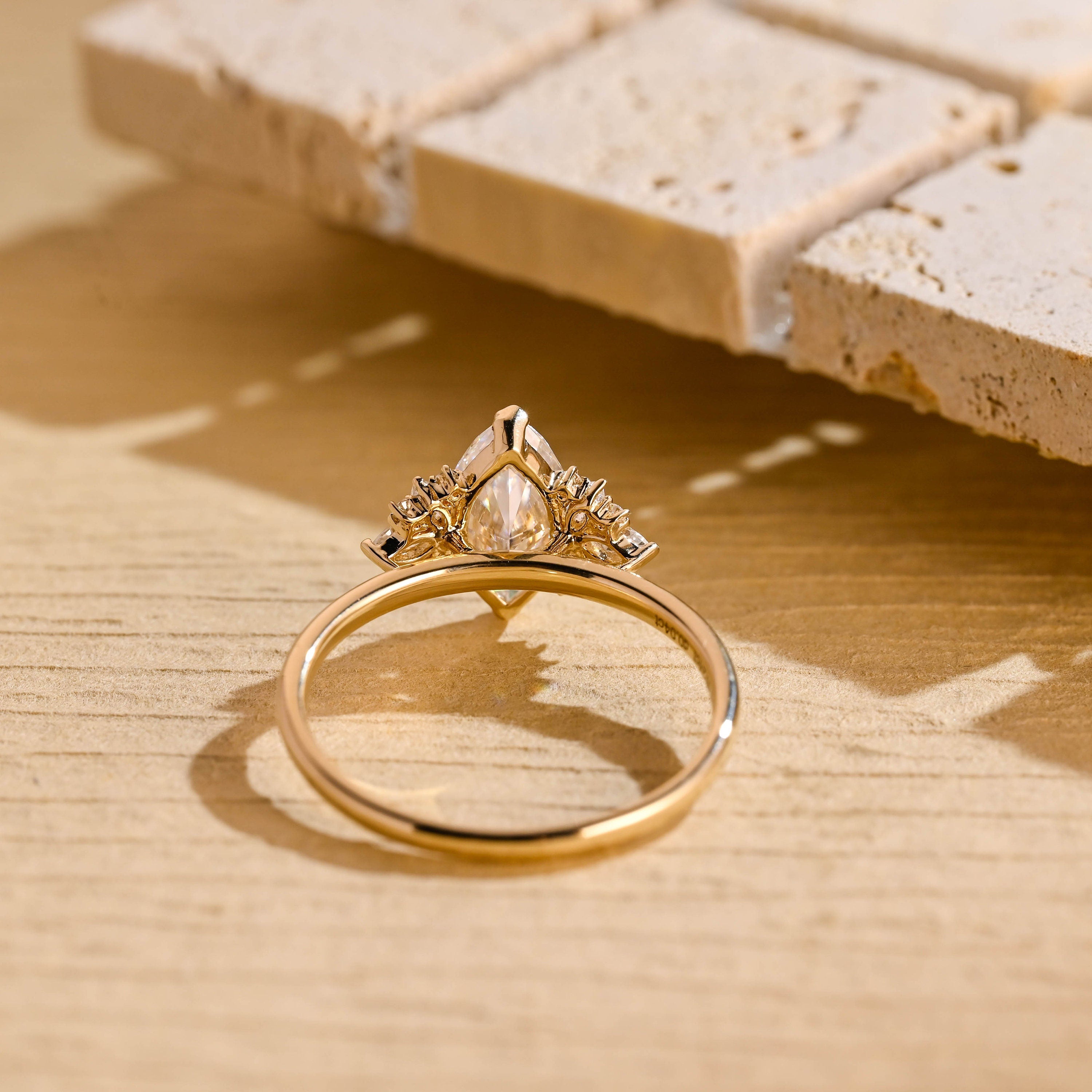 Luxury Moissanite Engagement Ring