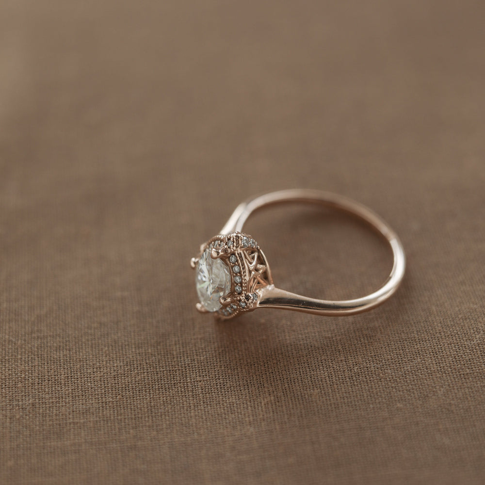 High Sparkle Moissanite Ring