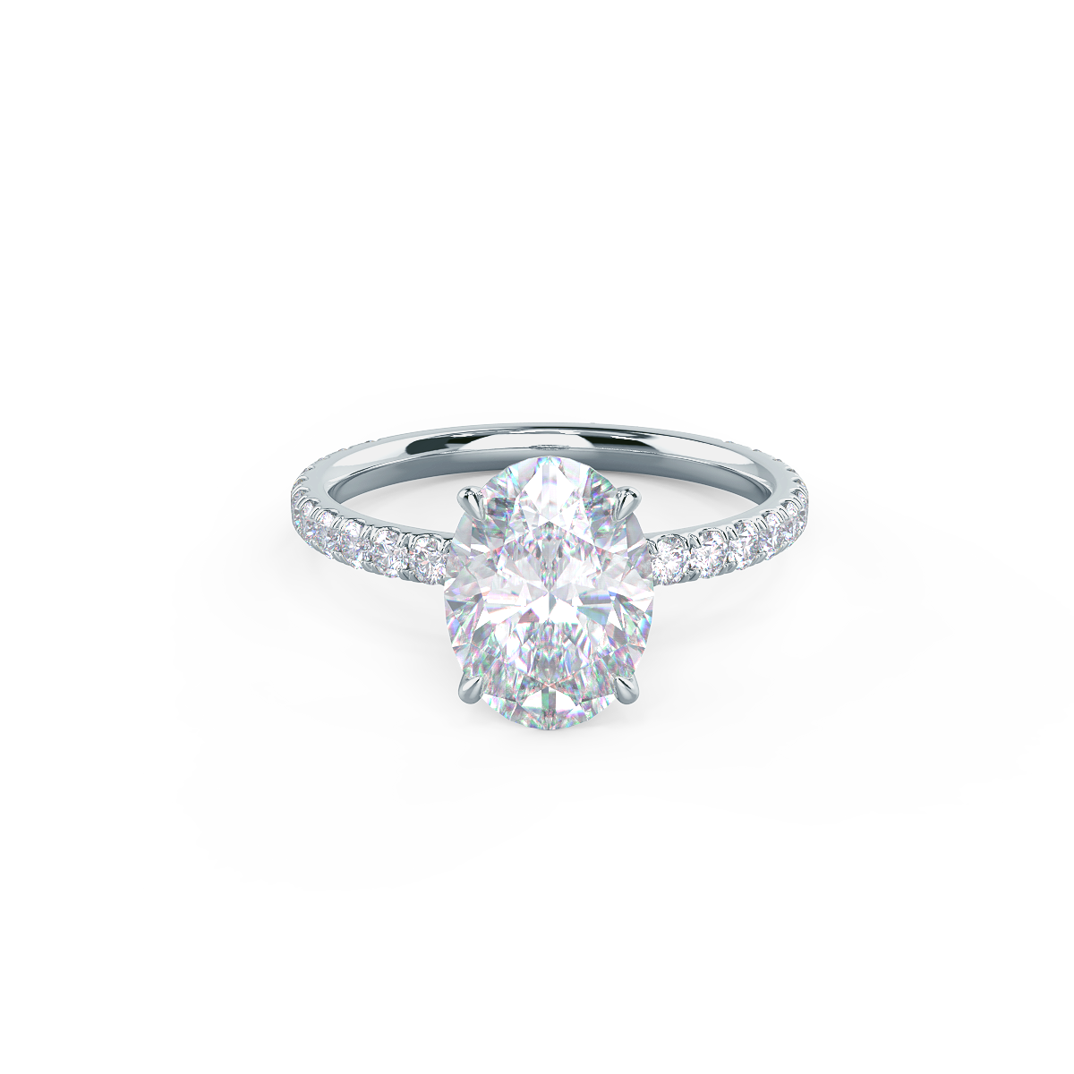 Moissanite Engagement Ring for Her