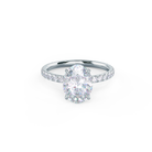 Moissanite Engagement Ring for Her