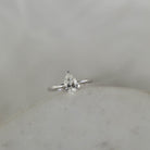 Solitaire Moissanite Ring