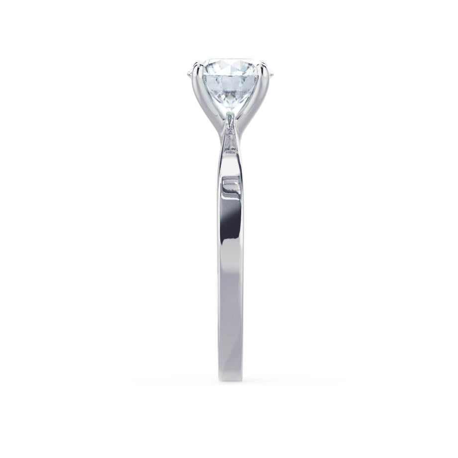 Round Shape Moissanite Ring