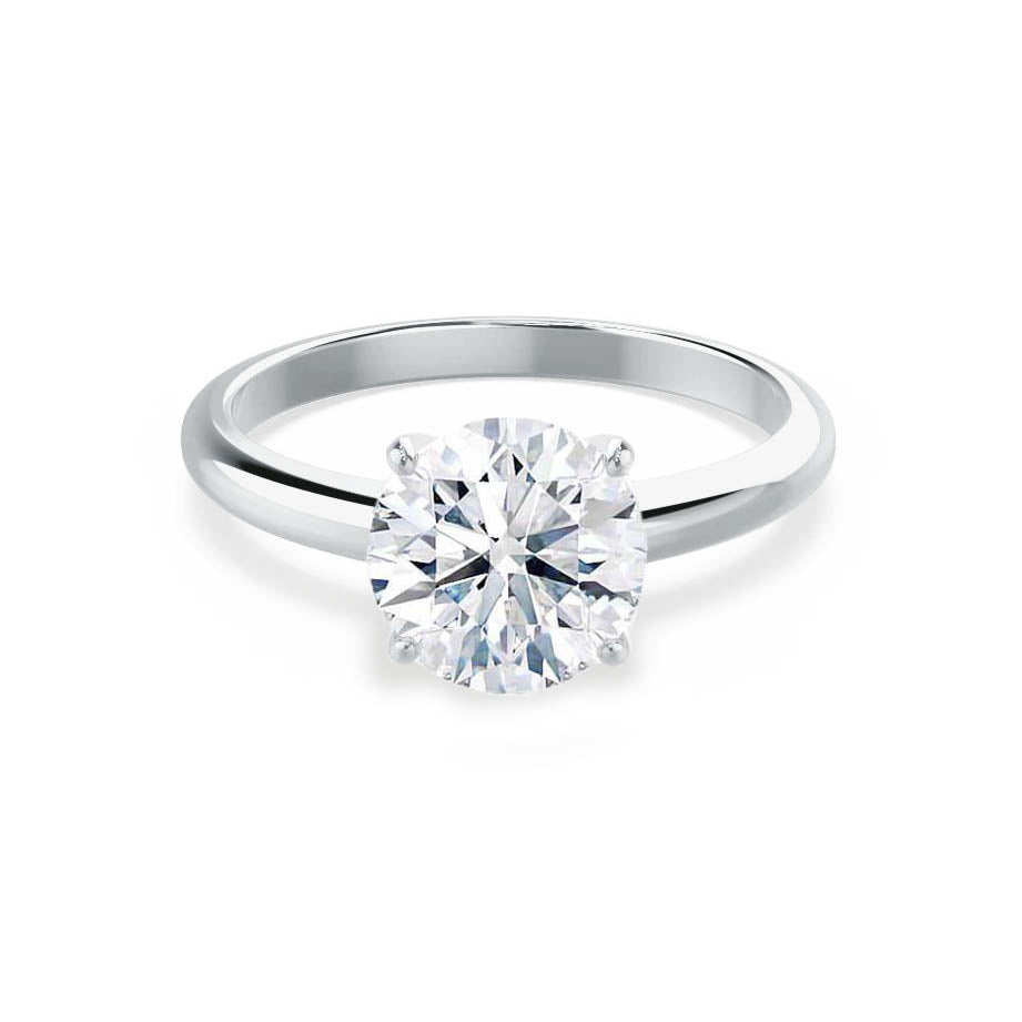 Moissanite Solitaire Ring