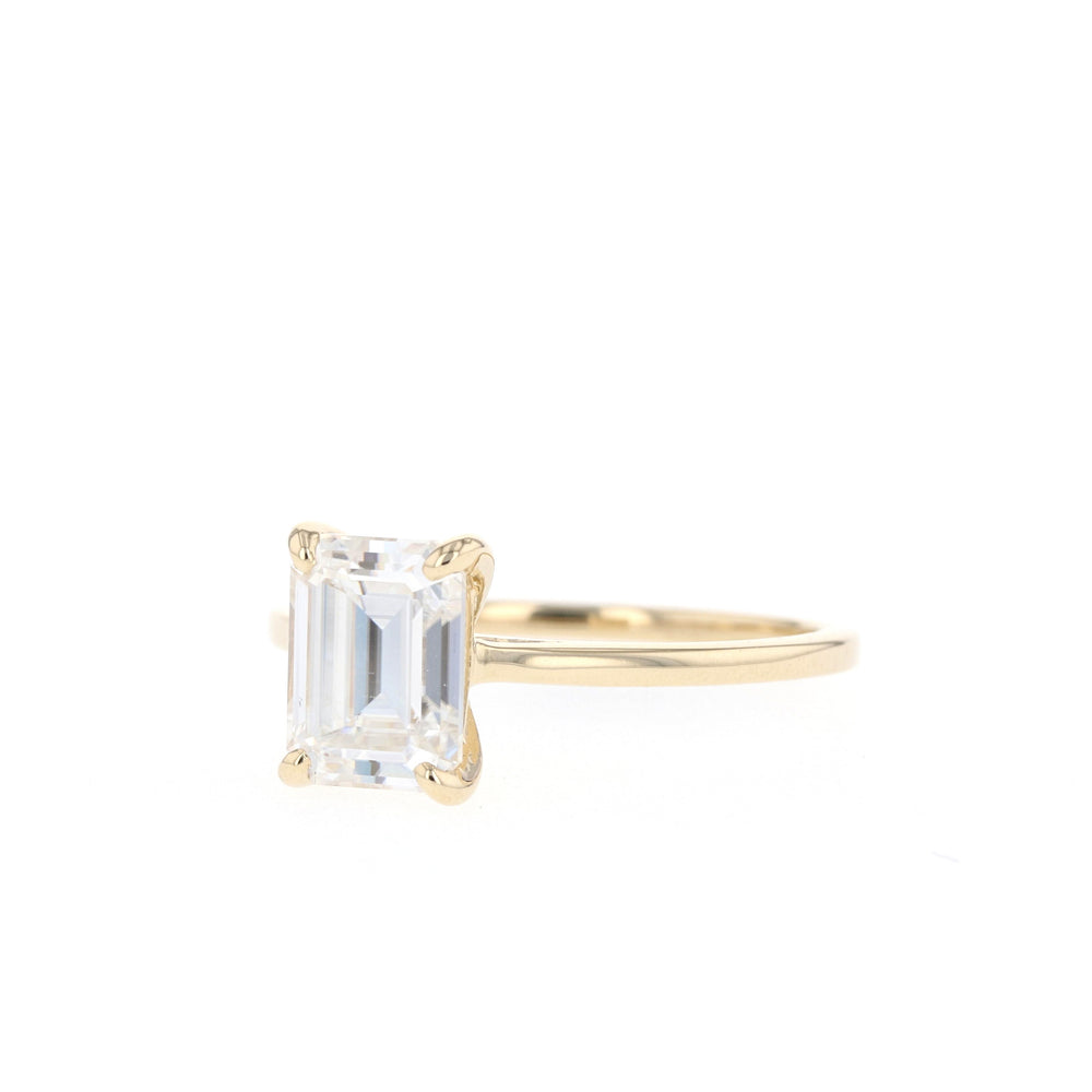 Emerald Stone Engagement Ring