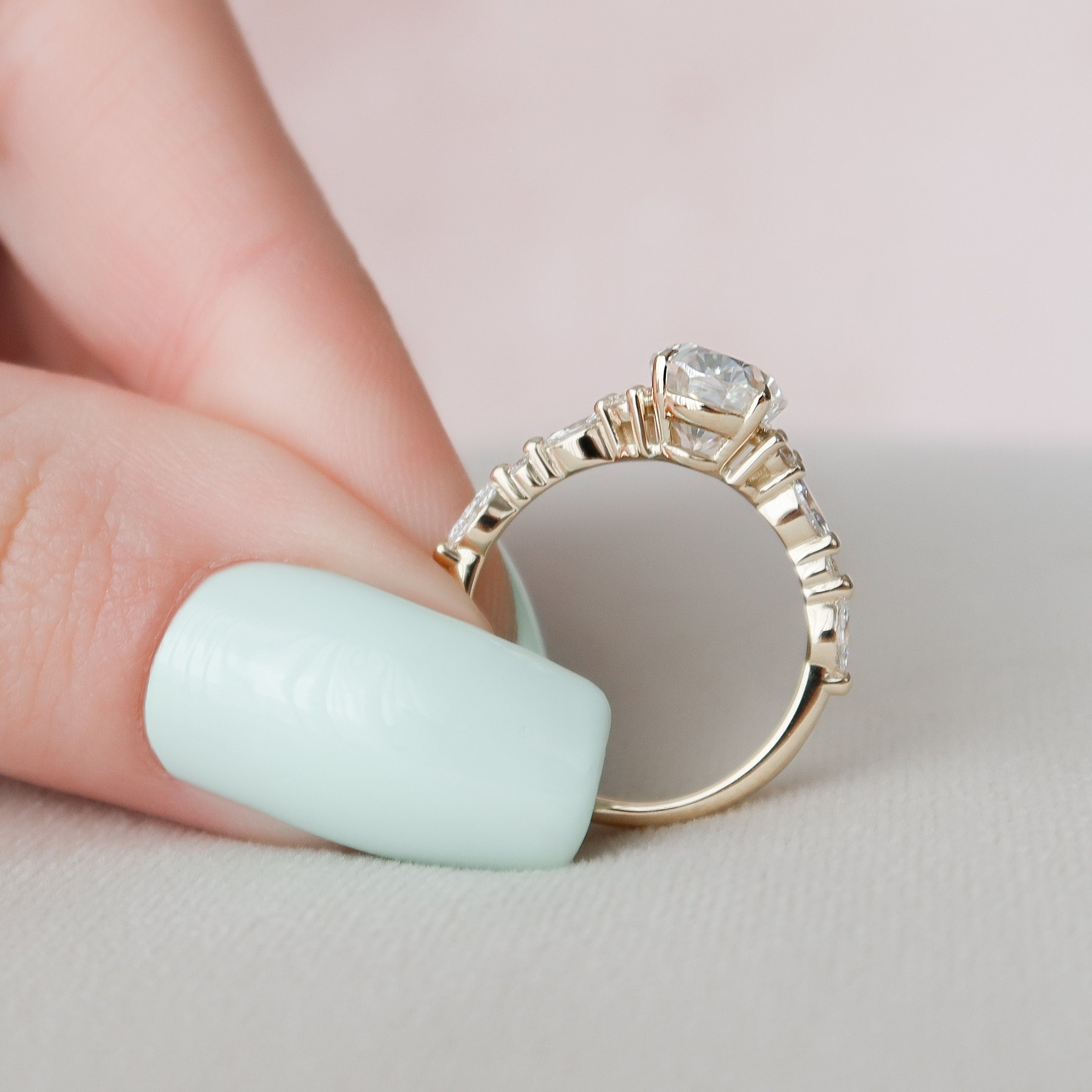 Oval Engagement Ring for Women