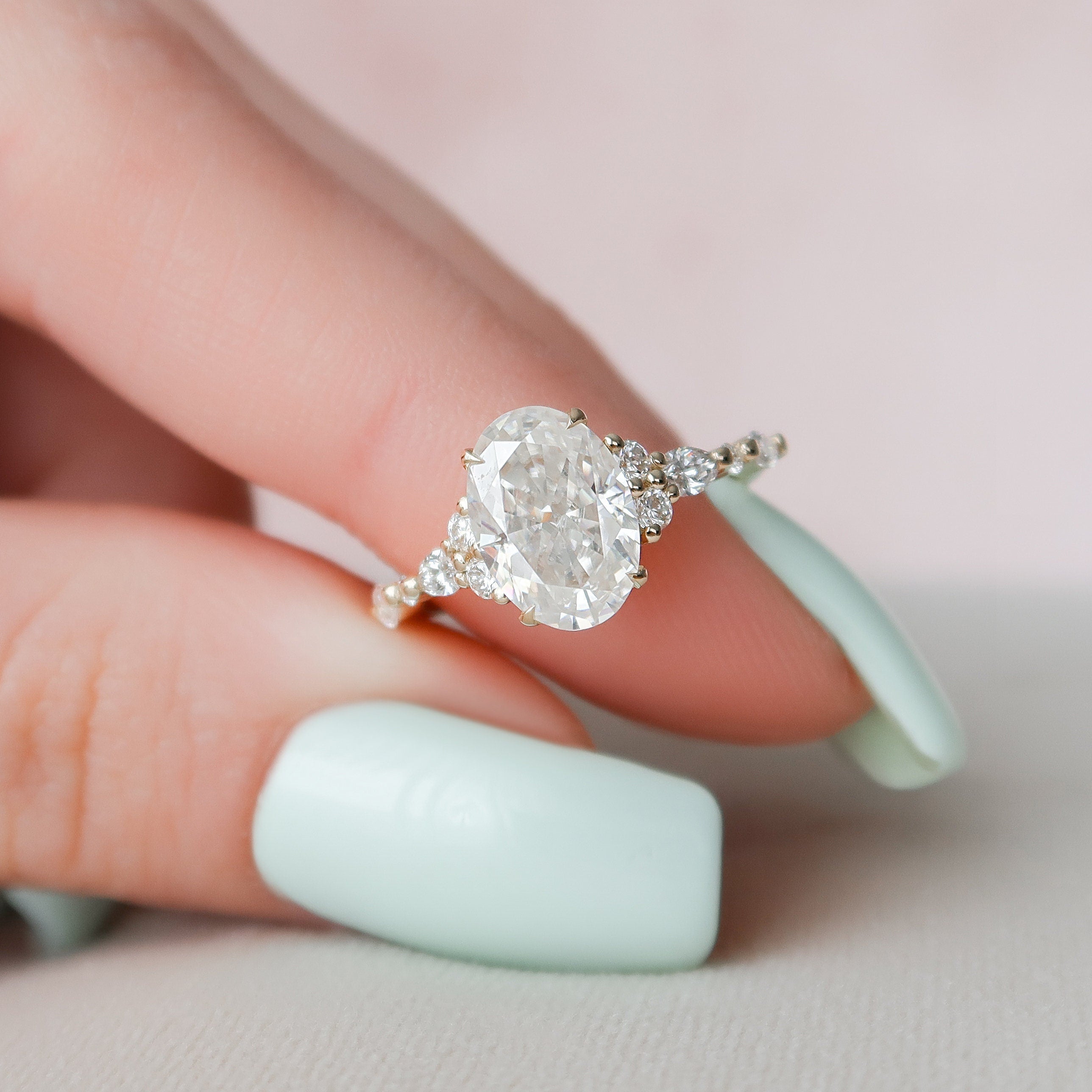 Oval Bridal Ring