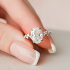 Halo Moissanite Ring