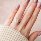 Radiant Engagement Ring for Women