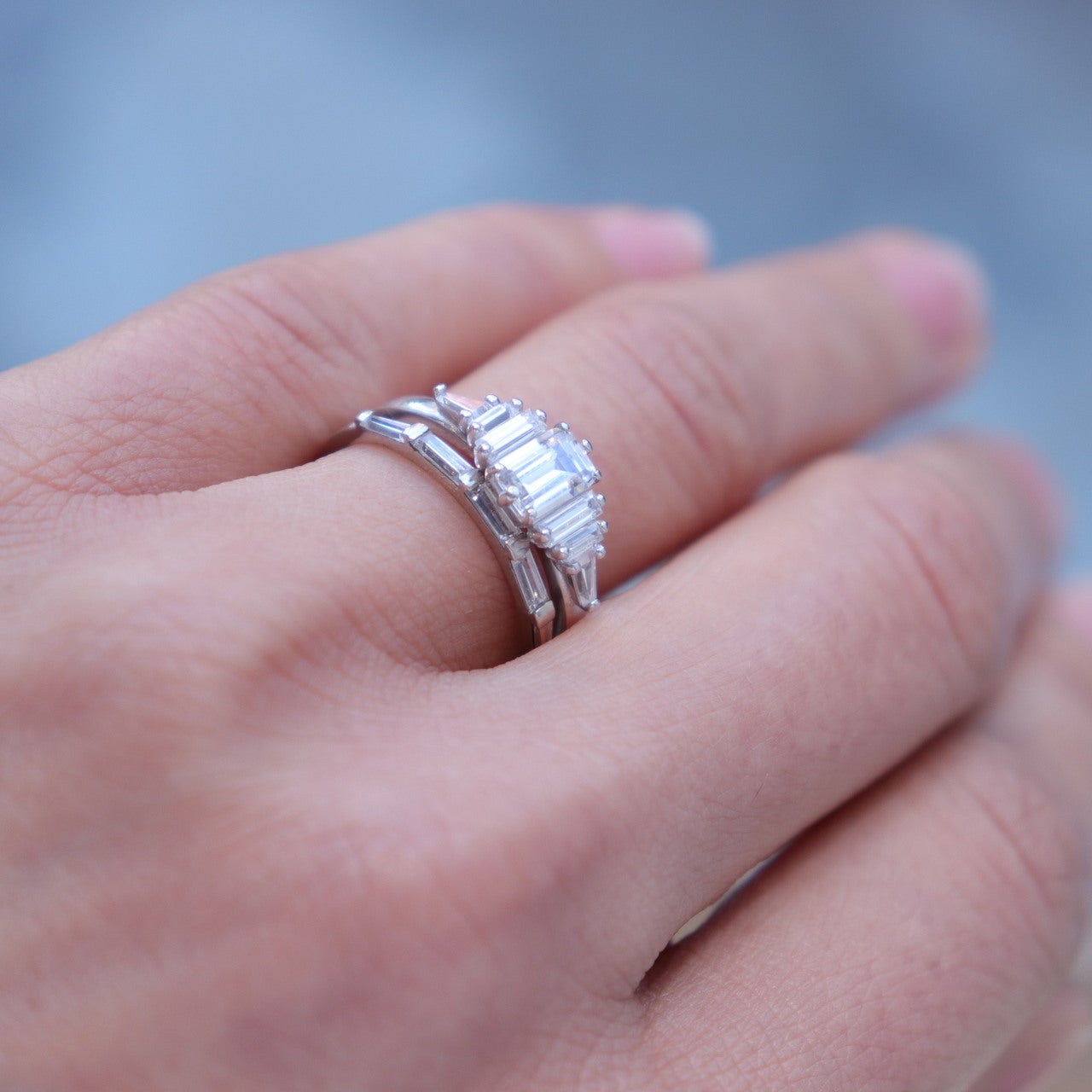 Diamond Alternative Engagement Ring