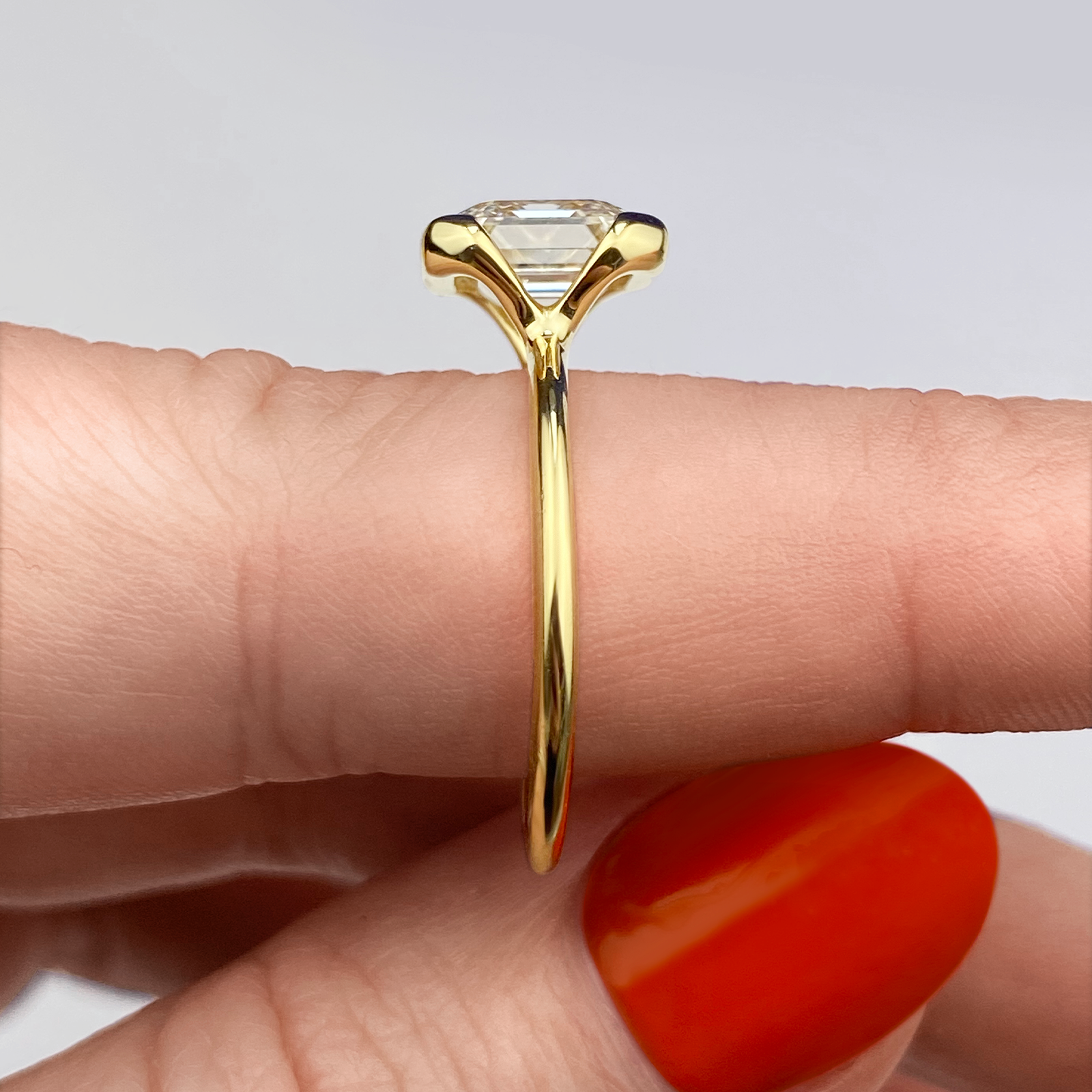Geometric Engagement Ring