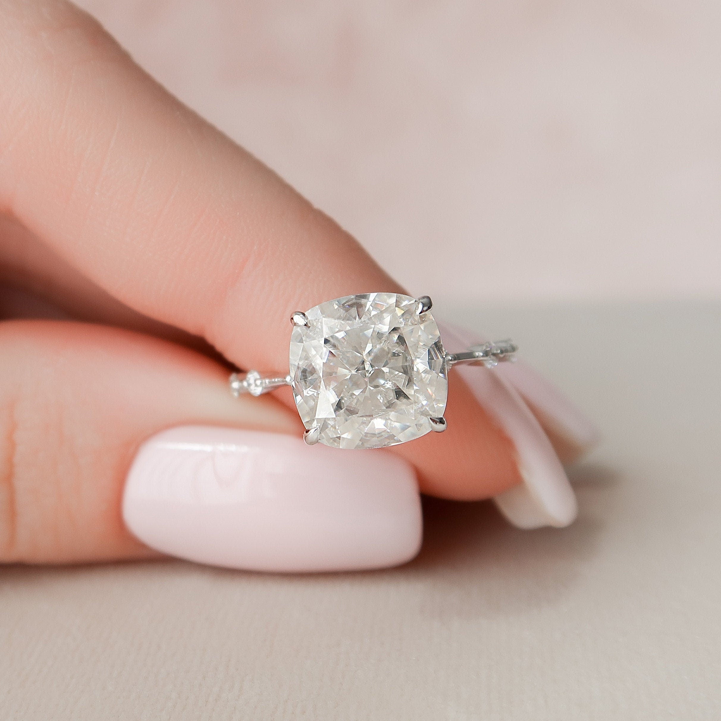 Cushion Bridal Ring