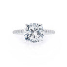 Cushion Cut Moissanite Ring