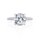 Cushion Cut Moissanite Ring
