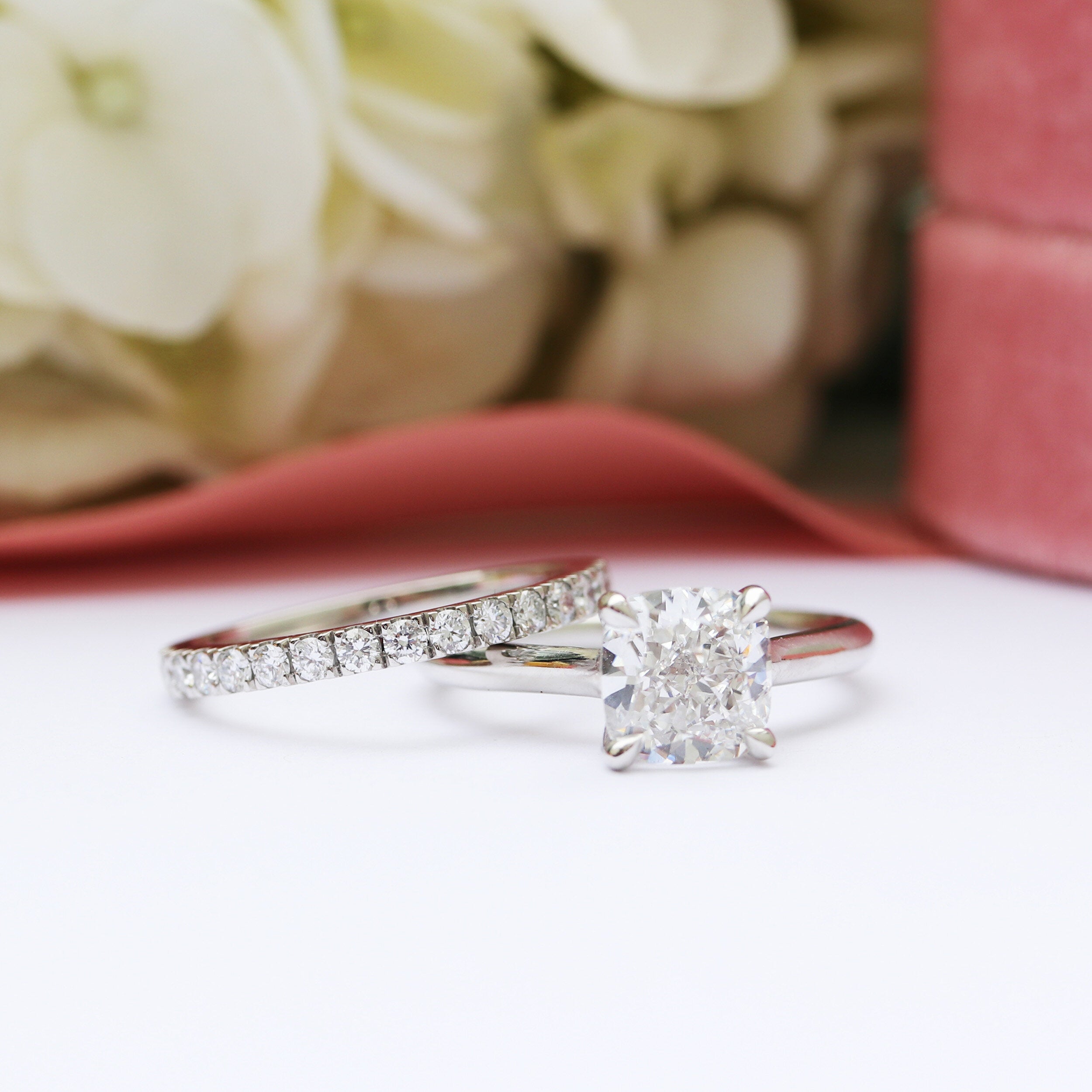 Cushion Solitaire Ring