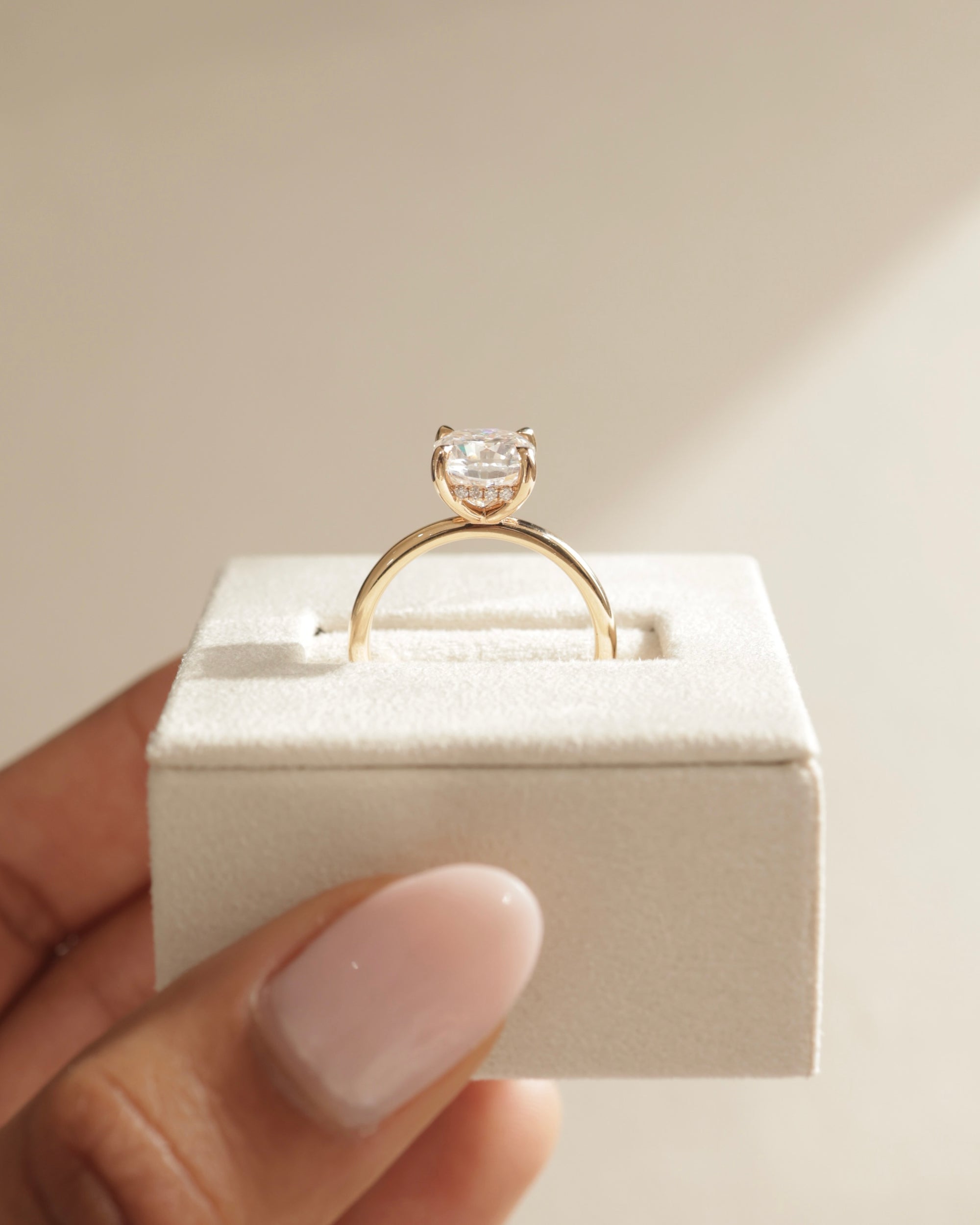 1.5 Carat Moissanite Engagement Ring